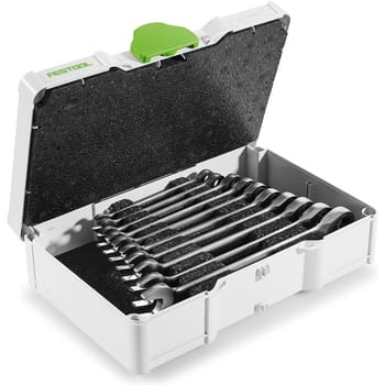 Festool SYS3 S 76-RRS 10 Piece Ratchet Ring Combination Spanner Set