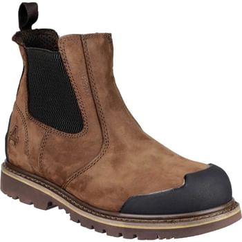 Amblers Mens Safety FS225 Goodyear Welted Waterproof Pull On Chelsea Safety Boots6
