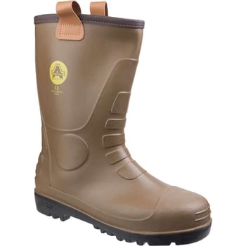 Amblers Mens Safety FS95 Waterproof PVC Pull On Safety Rigger Boots