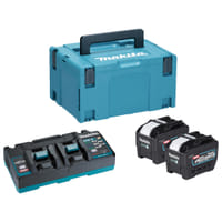 Makita 1910A2-5 40v Max XGT Cordless 2 Battery 8ah and Charger Kit 