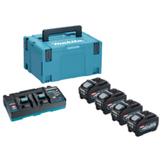 Makita 191U48-0 40v Max XGT Cordless 4 Battery 5ah and Charger Kit
