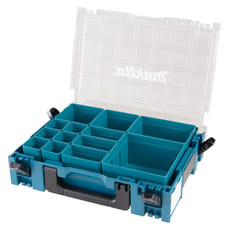 Makita MakPac 13 Compartment Plastic Organiser Case