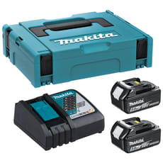 Makita 197803-2 18v LXT Cordless 2 Battery 5ah and Charger Kit