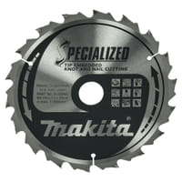 Makita SPECIALIZED Circular Saw Blade for Knot and Nail Cutting Makita SPECIALIZED Circular Saw Blade for Knot and Nail Cutting