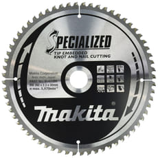 Makita SPECIALIZED Circular Saw Blade for Knot and Nail Cutting