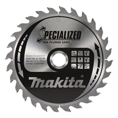 Makita SPECIALIZED Circular Plunge Saw Blade for Wood Cutting