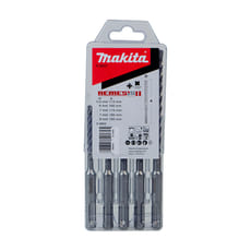 Makita Nemesis II 5 Piece SDS Plus Masonry Drill Bit Set