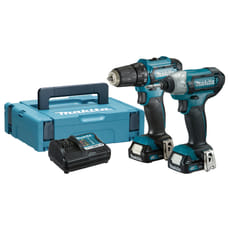 Makita CLX224AJ 12v Max CXT Cordless Drill Driver and Impact Driver Kit