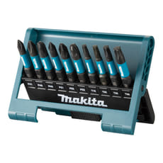 Makita 10 Piece Impact Black Screwdriver Bit Set