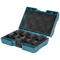 Makita E-16564 9 Piece 1/2" Drive Hexagon Impact Socket Set