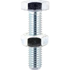 Hexagon Set Screws and Nuts Zinc Plated