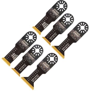 Trend 6 Piece Longlife Titanium Metal and Wood Oscillating Multi Tool Saw Blade Kit