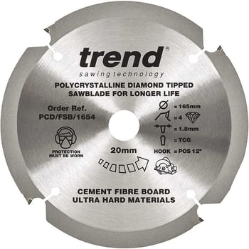 Trend Cement Fibreboard PCD Cutting Saw Blade
