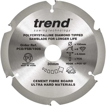 Trend Cement Fibreboard PCD Cutting Saw Blade