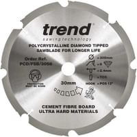 Trend Cement Fibreboard PCD Cutting Saw Blade Trend Cement Fibreboard PCD Cutting Saw Blade