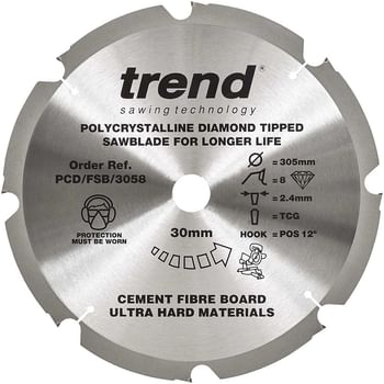 Trend Cement Fibreboard PCD Cutting Saw Blade Trend Cement Fibreboard PCD Cutting Saw Blade