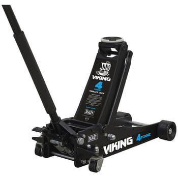 Sealey Viking Tyre Bay Low Entry Trolley Jack with Rocket Lift
