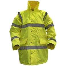 Sealey Quilted Lining Hi Vis Motorway Jacket