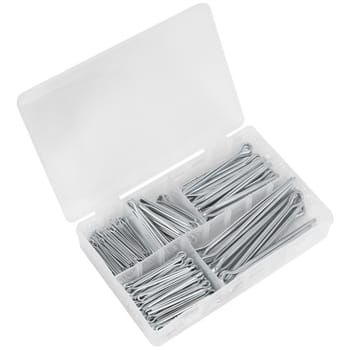 Sealey 230 Piece Large Split Pin Assortment Metric and Imperial