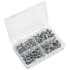 Sealey 300 Piece Nylon Lock Nut Assortment Metric