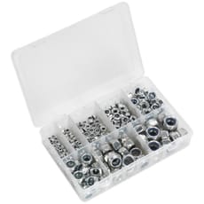 Sealey 255 Piece Nylon Lock Nut Assortment Metric