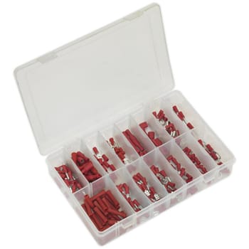 Sealey 260 Piece Red Crimp Terminal Assortment