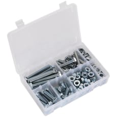 Sealey High Tensile Set Screw, Nut and Washer Assortment