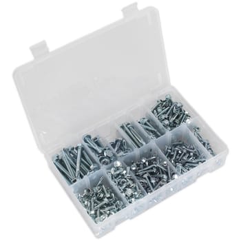 Sealey 410 Piece Hex Head Self Drilling Screw Assortment