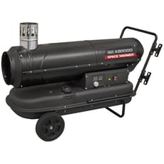 Sealey ABI1000 Indirect Kerosene / Diesel Space Heater on Wheels