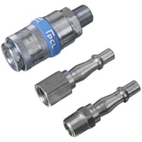 Sealey 3 Piece 1/4" BSP Air Tool Coupling Kit 