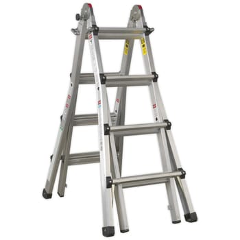 Sealey Telescopic 4 Way Combination Ladder