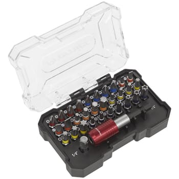 Sealey 32 Piece Colour Coded Screwdriver Bit Set