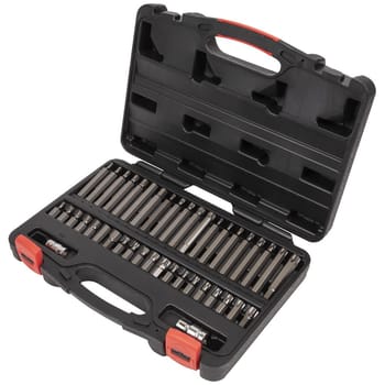 Sealey 42 Piece Torx, Hex and Spline Socket Bit Set
