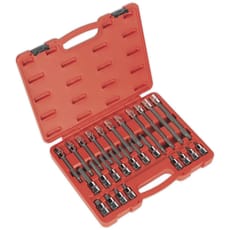 Sealey 26 Piece 1/2" Drive Spline Socket Bit Set