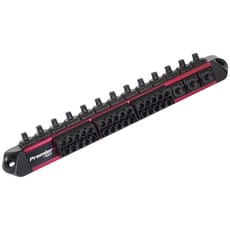 Sealey Anodised 1/4" Drive Socket and Screwdriver Bit Retaining Rail