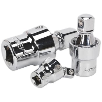 Sealey 3 Piece Universal Joint Set