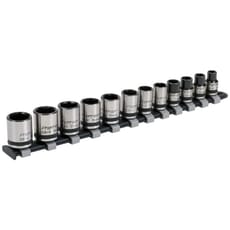 Sealey 12 Piece Black Series 3/8" Drive Lock On Hexagon Socket Set