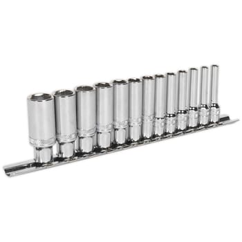 Sealey 13 Piece 1/4" Drive Socket Set