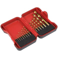 Sealey 15 Piece HSS Drill Bit Set