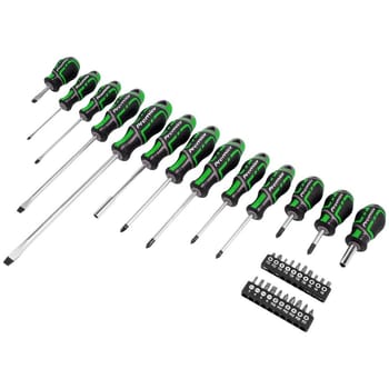 Sealey Gripmax 33 Piece Hi Vis Screwdriver and Bit Set
