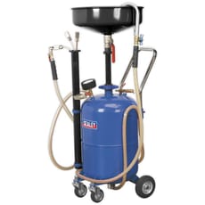 Sealey AK456DX Mobile Oil Drainer Air Discharge and Probes