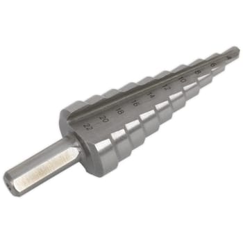 Sealey Double Fluted HSS M2 Step Drill Bit