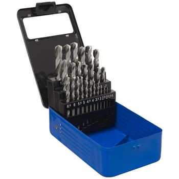 Sealey 25 Piece HSS-G Drill Bit Set