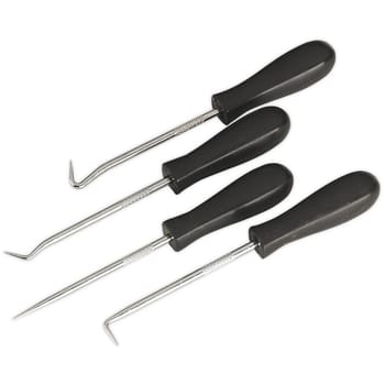 Sealey 4 Piece Mini Hook and Pick Set