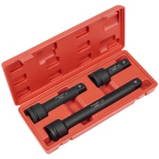 Sealey Premier 3 Piece 3/4" Drive Impact Socket Extension Bar Set