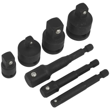 Sealey 7 Piece Impact Socket Adaptor Set