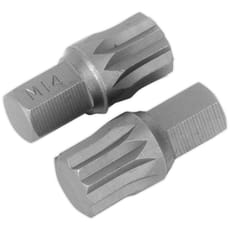 Sealey Spline 10mm Hex Shank Insert Bits