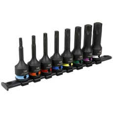Sealey 8 Piece 1/2" Drive Impact Torx Socket Bit Set