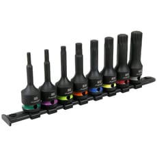 Sealey 1/2" Drive Impact Spline Socket Bit Set