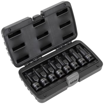 Sealey 8 Piece 1/2" Drive Impact Torx Socket Bit Set